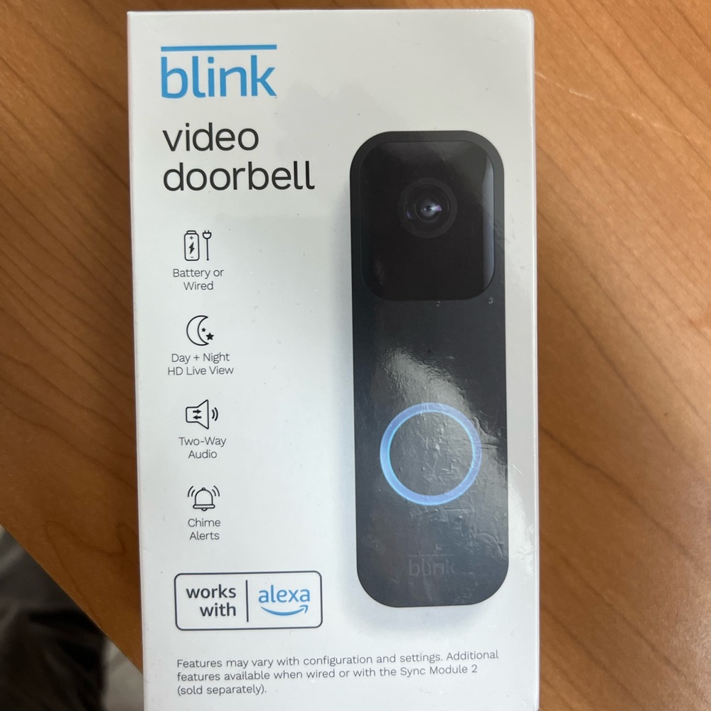 Amazon blink video door bell